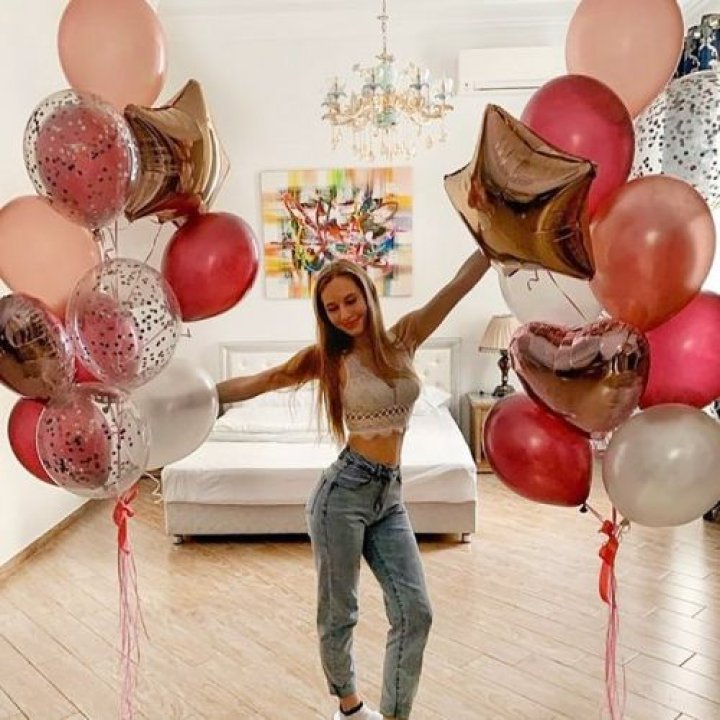 Фонтаны шаров "Селебрити" в Томске