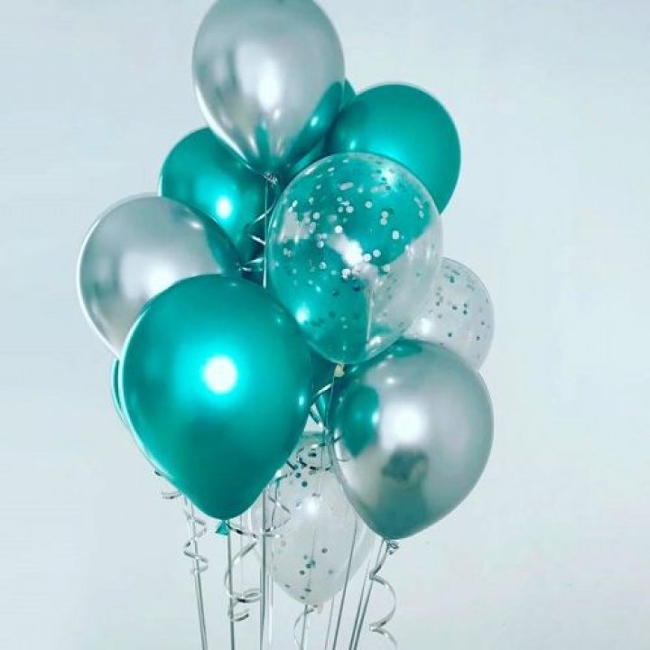 Фонтан шаров "Изумрудный" в Томске