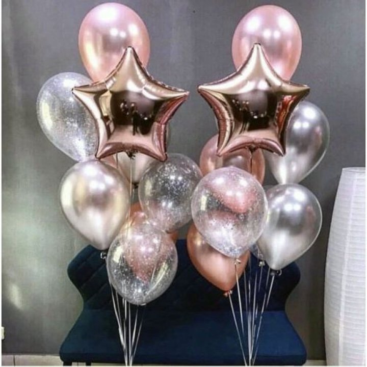 Фонтаны шаров "Дубль старт" в Томске