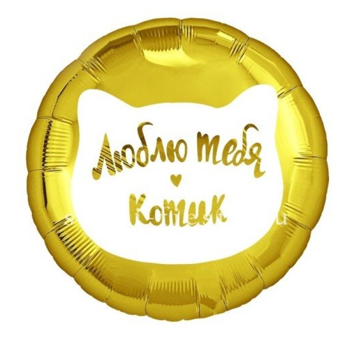 Фольгированный шар "Люблю тебя, Котик" в Томске