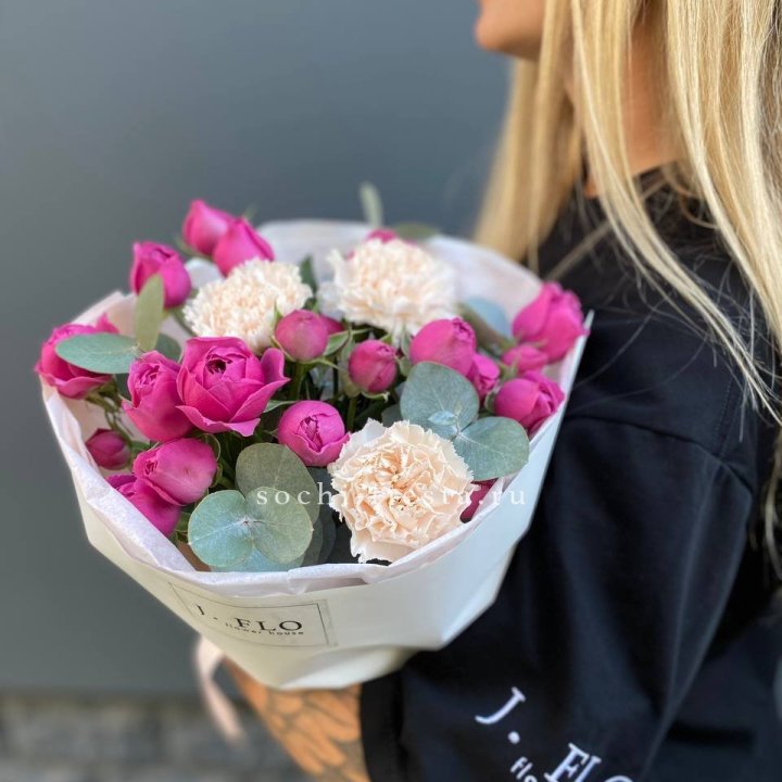 Букет с мисти бабблс №2 в Томске