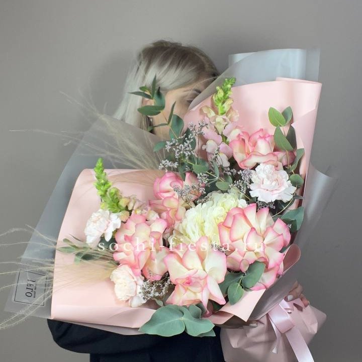  Букет  "Закат для неё" в Томске