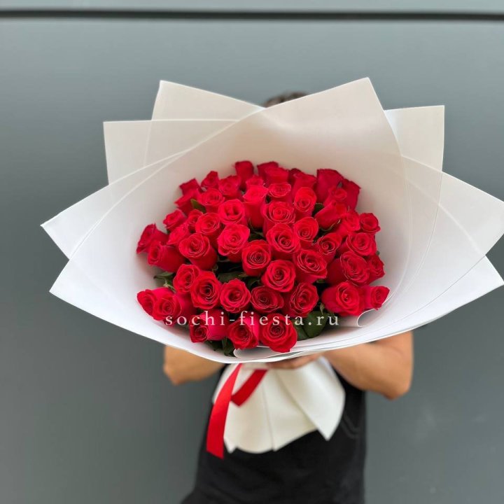 51  красная роза в Томске