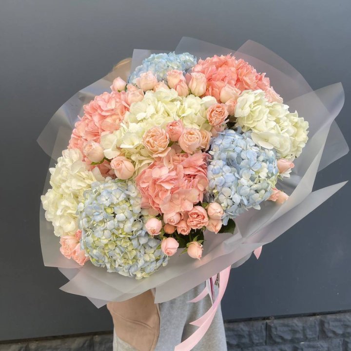 Дуо гортензии и бомбастик в Томске