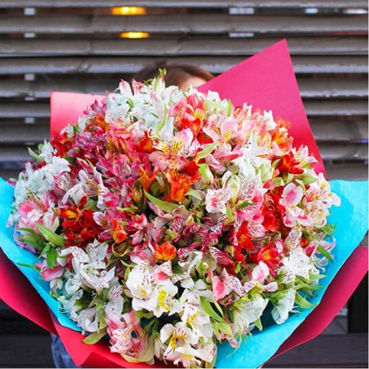 101 альстромерия в Томске