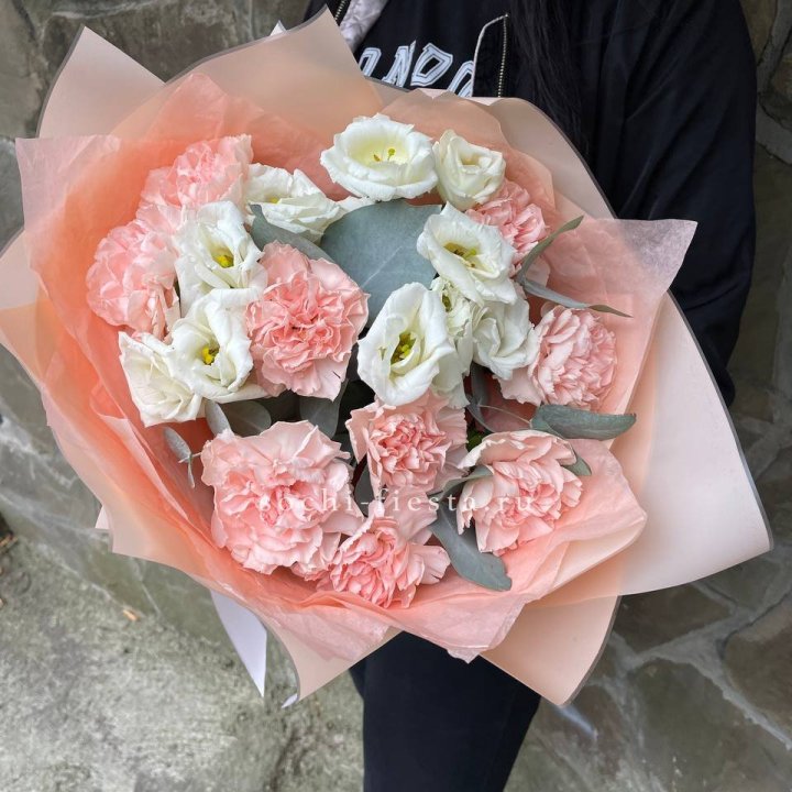  Букет диантусов "Пич" в Томске