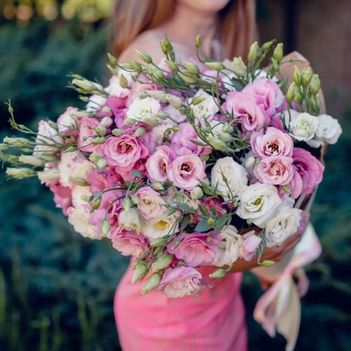 Букет эустом №1  в Томске