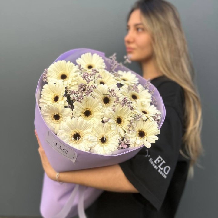 Букет голландских гербер "Лавандер" в Томске