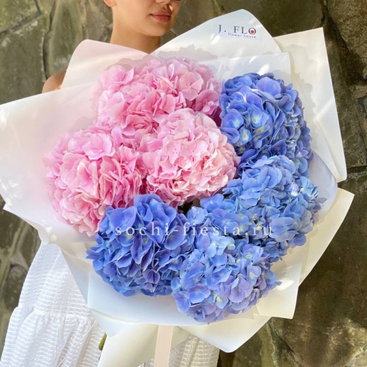 Букет гортензий №1 в Томске