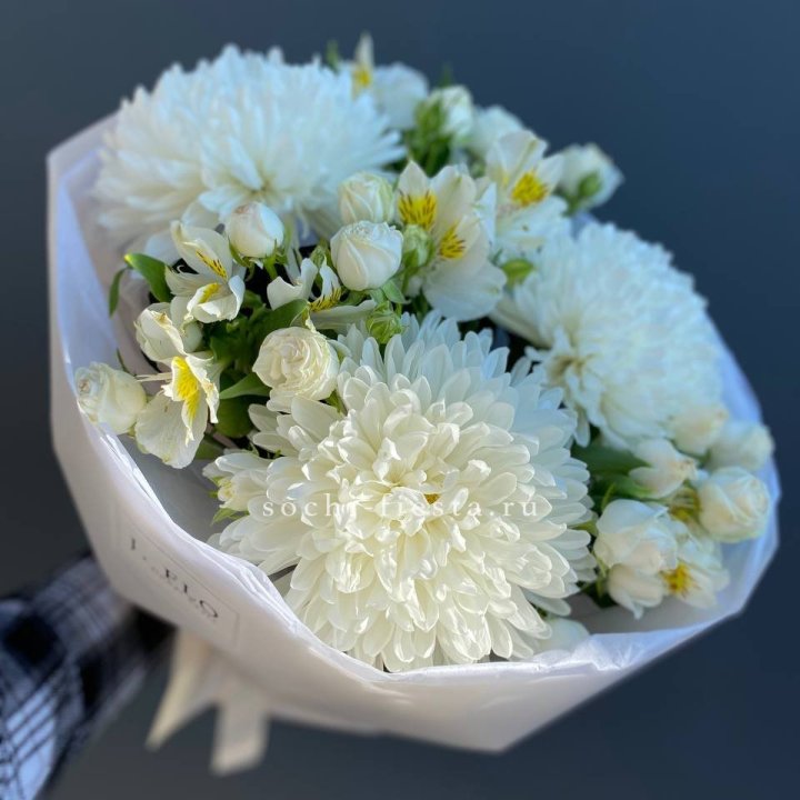 Букет из хризантем "Миранда" в Томске