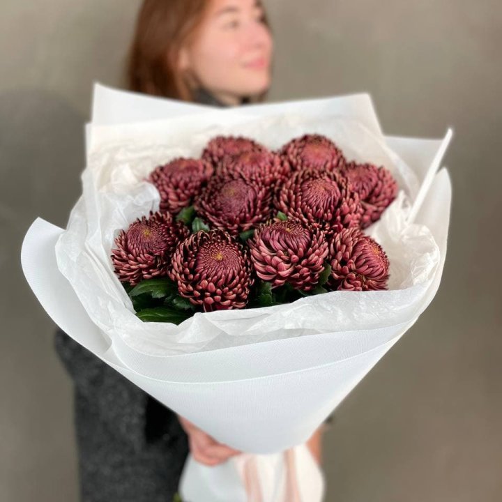 Букет хризантем "Касиопия" в Томске