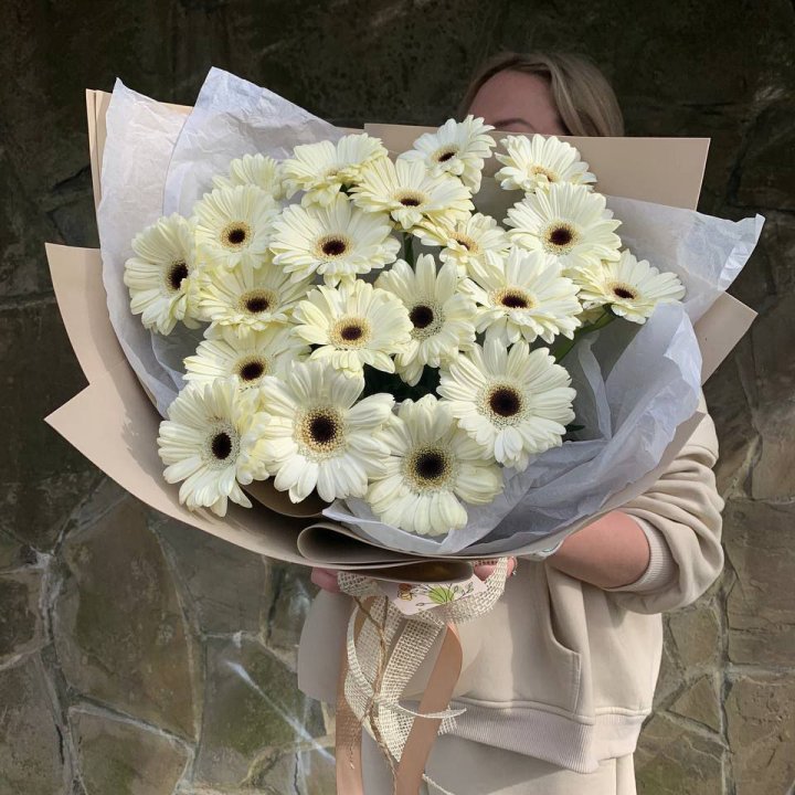 Букет голландских гербер "Шейн"" в Томске