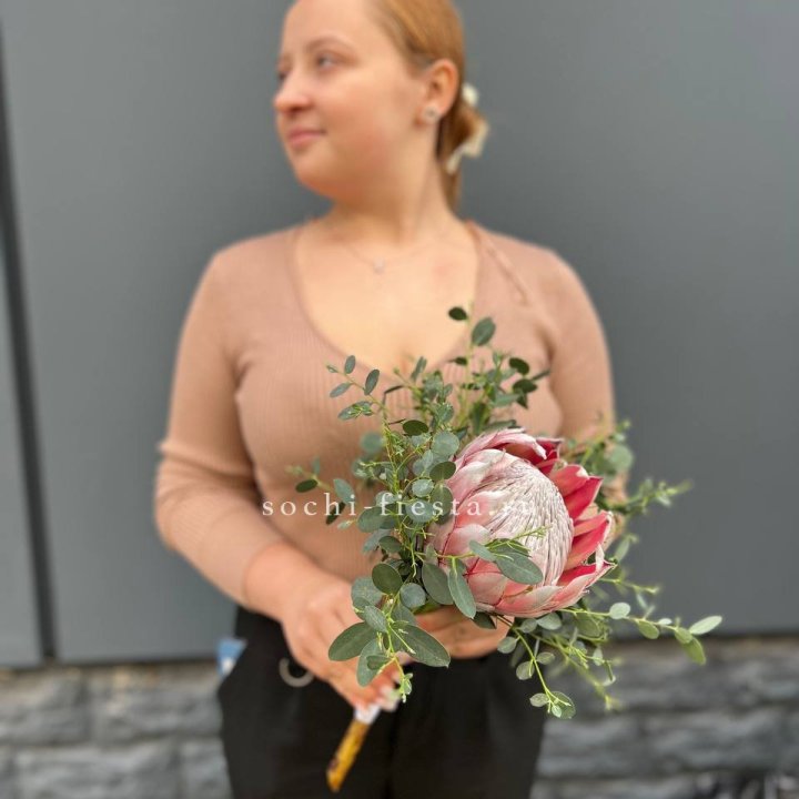 Свадебный букет "Протея" в Томске