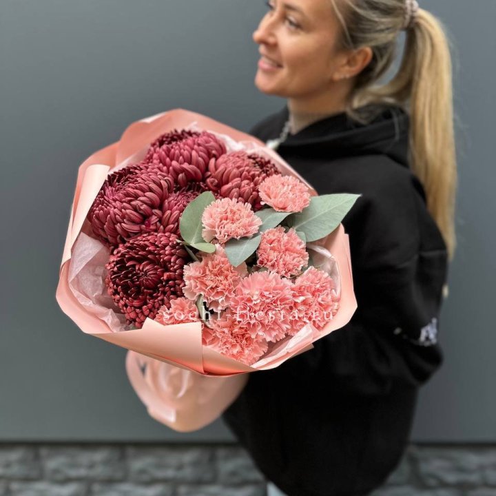 Дуо диантусы и бигуди в Томске