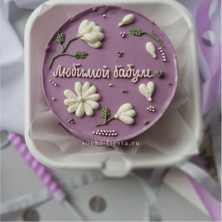 Бенто-торт "Любимой бабуле" в Томске