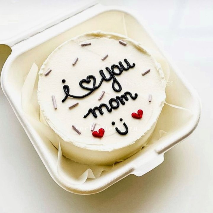 Бенто-торт "Мамочка, я люблю тебя!" в Томске