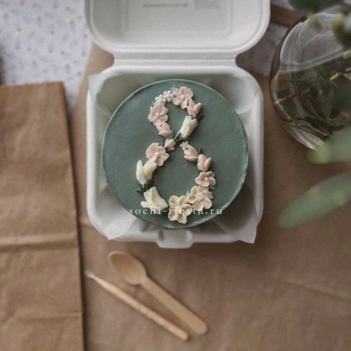 Бенто-торт "8 марта" green  в Томске