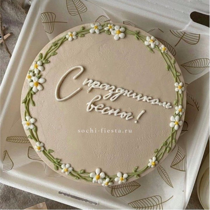 Бенто-торт "C праздником весны!"  в Томске