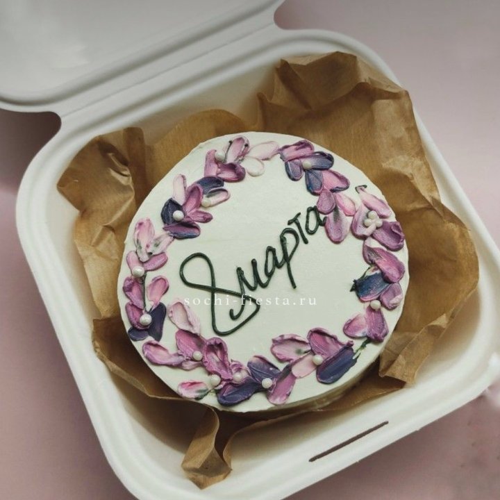 Бенто-торт "8 марта цветы"  в Томске