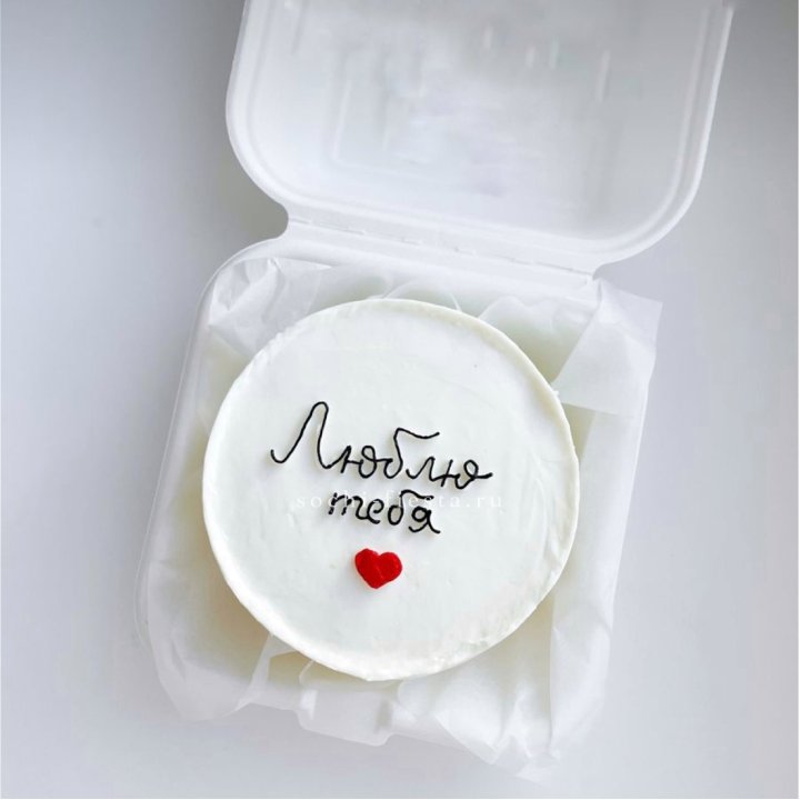 Бенто-торт "Люблю Тебя"  в Томске