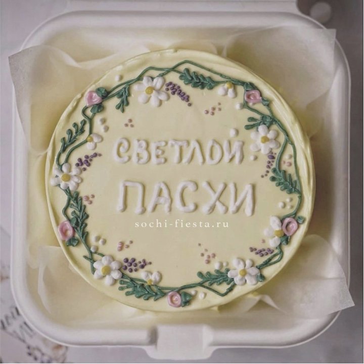 Бенто-торт "Светлой Пасхи" 2 в Томске