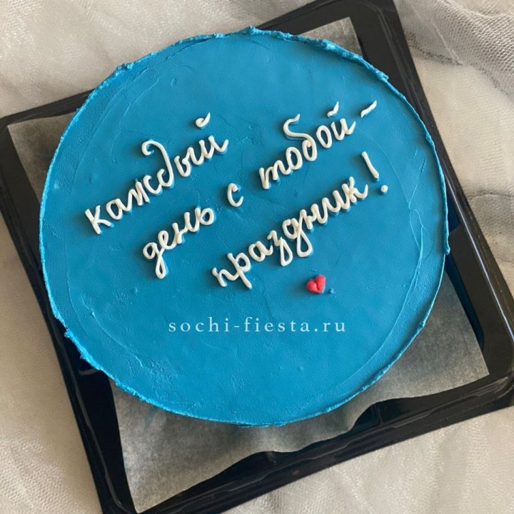 Бенто-торт "Каждый день с тобой праздник"  в Томске