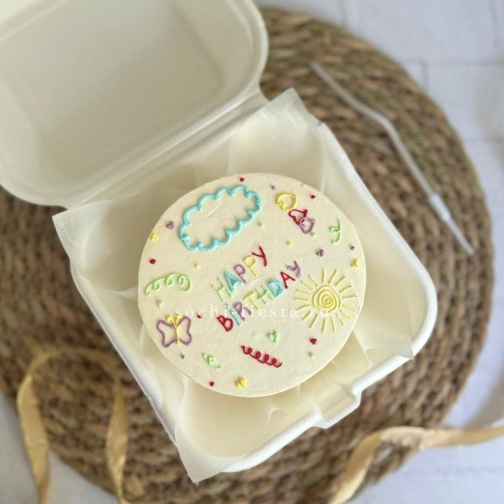 Бенто-торт "С днем рождения!"  в Томске