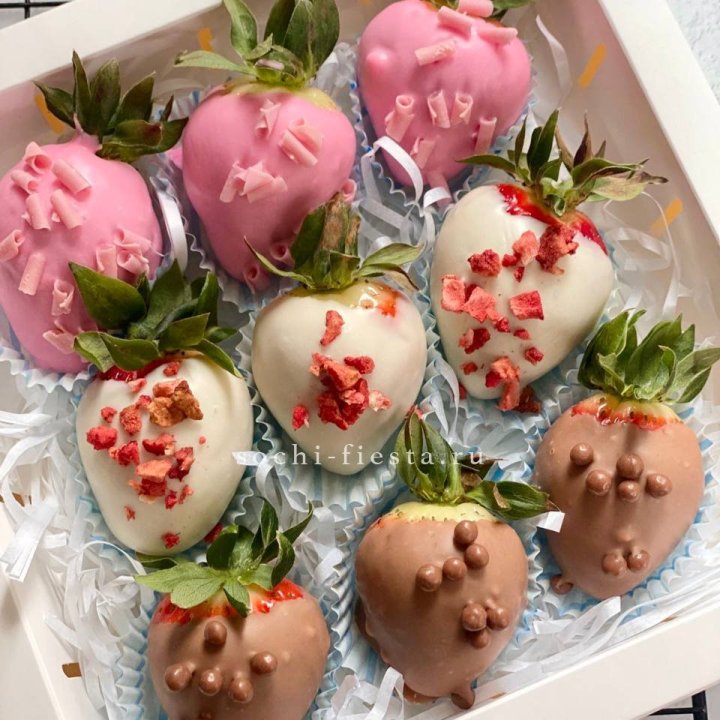 Клубника в шоколаде 9 ягод в Томске