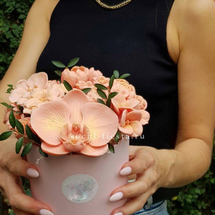 Шоколадный букет Орхидей в Томске