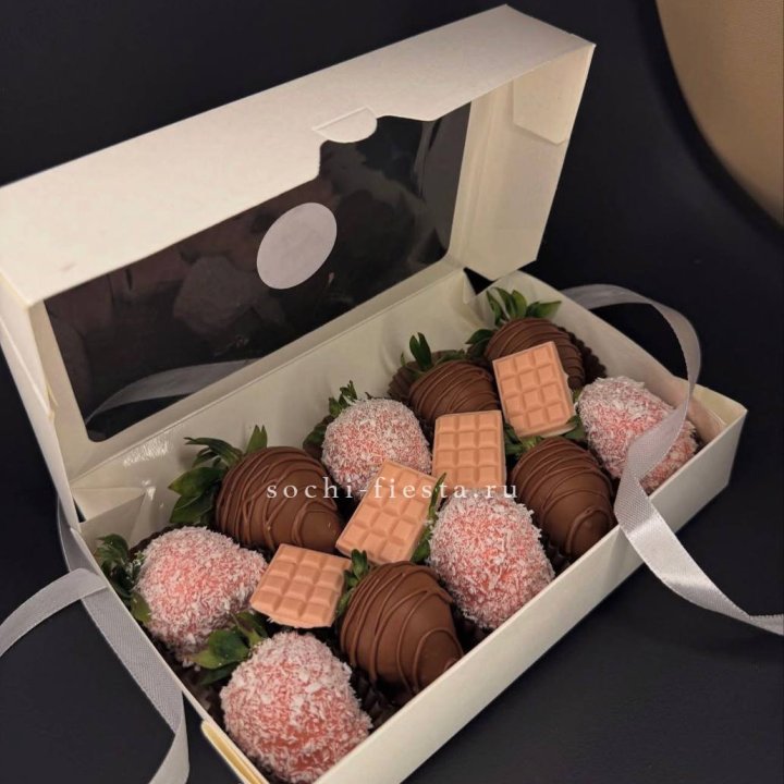 Клубника в шоколаде 10 ягод №2 в Томске