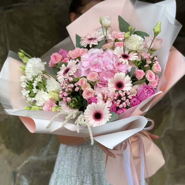 Авторский букет Пич в Томске