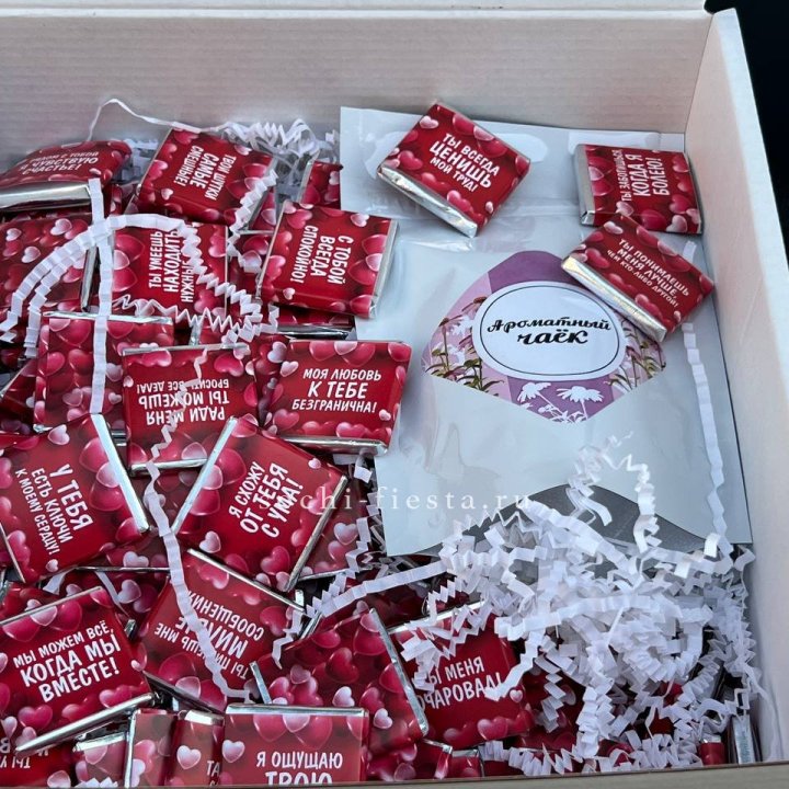 Набор Шоколад и Чай "101 причина любви" в Томске