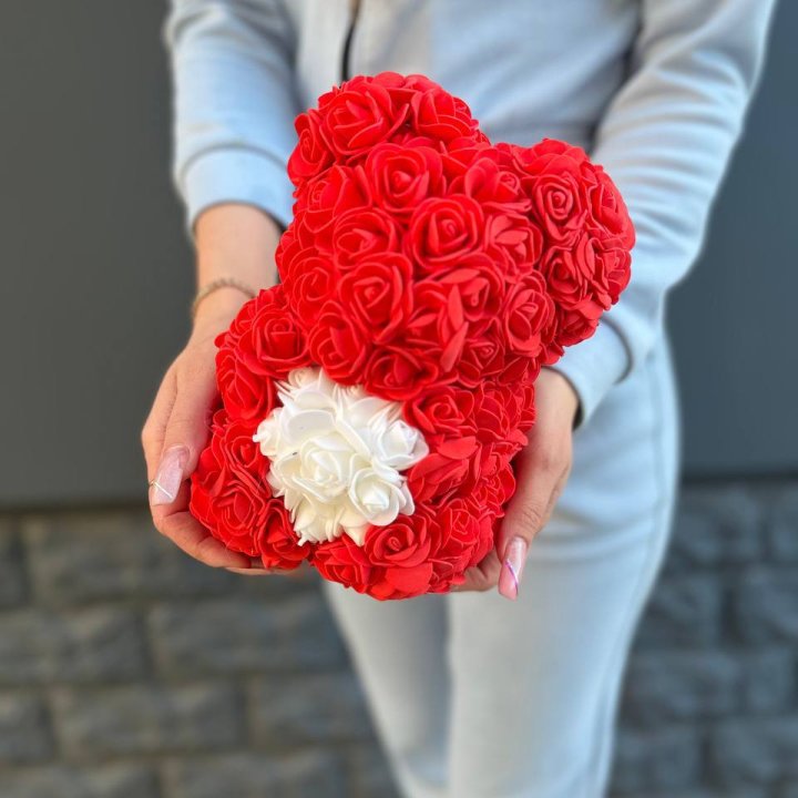 Медведь с белым сердцем в Томске