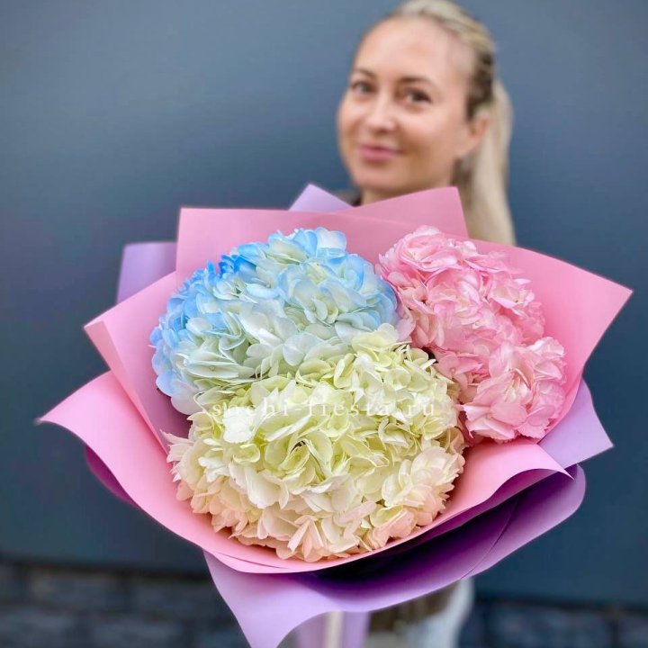 Букет гортензий "Тоника" в Томске