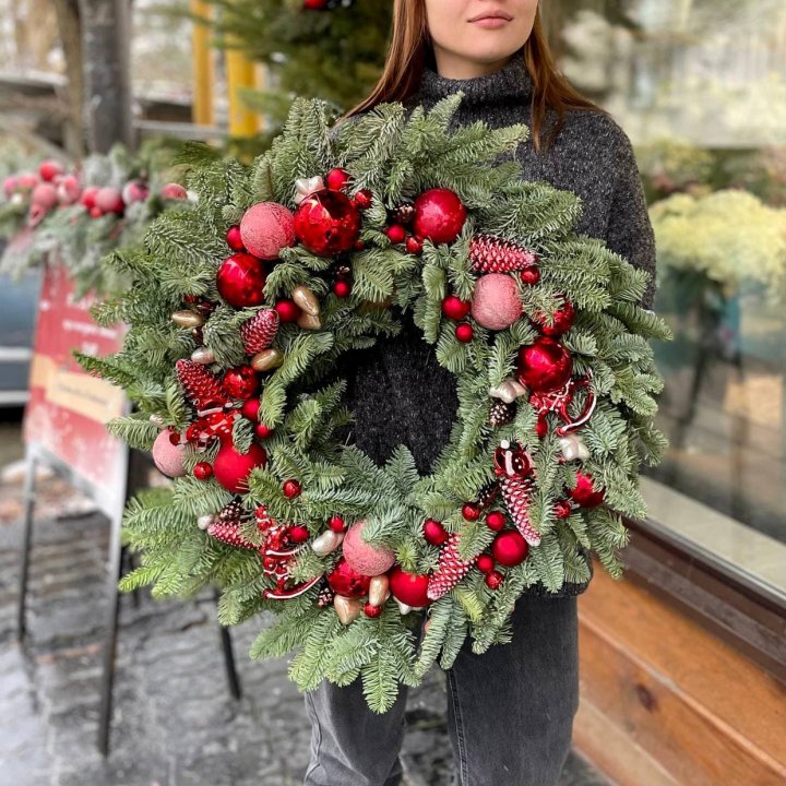 Рождественский венок  в Томске