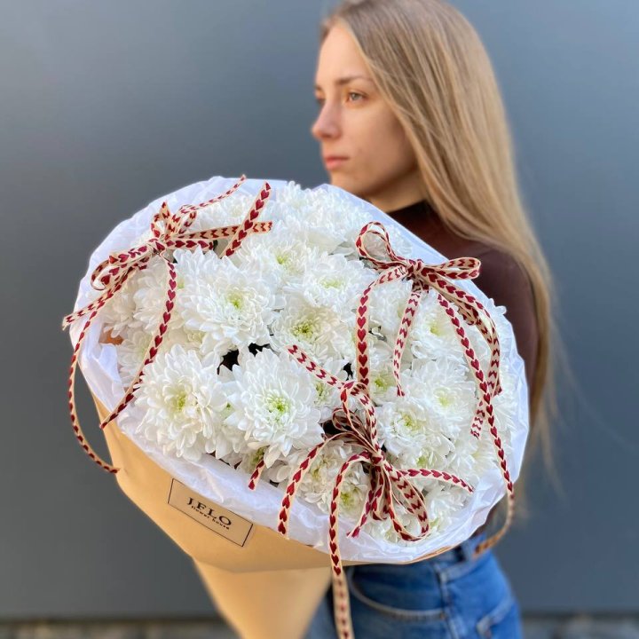 Букет "Хризантемы с любовью" в Томске