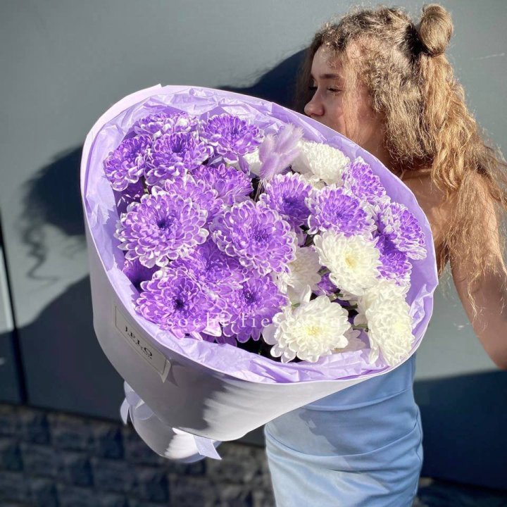  Букет хризантем "Сирена" в Томске