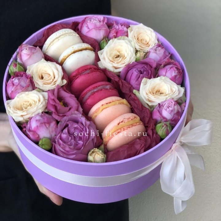 Цветочный бокс "Лаванди" в Томске