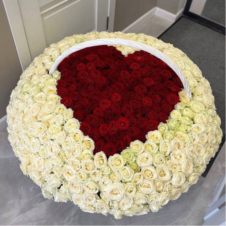 501 роза сердце в Томске