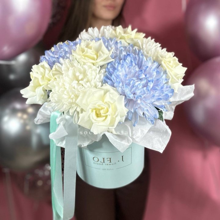 Коробка с цветами "Вольта" в Томске