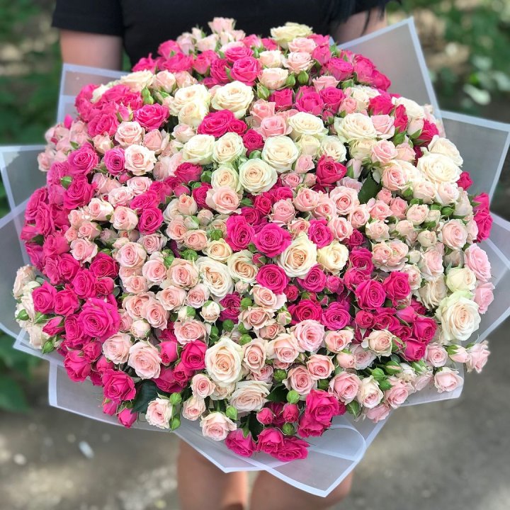 101 кустовая роза в Томске