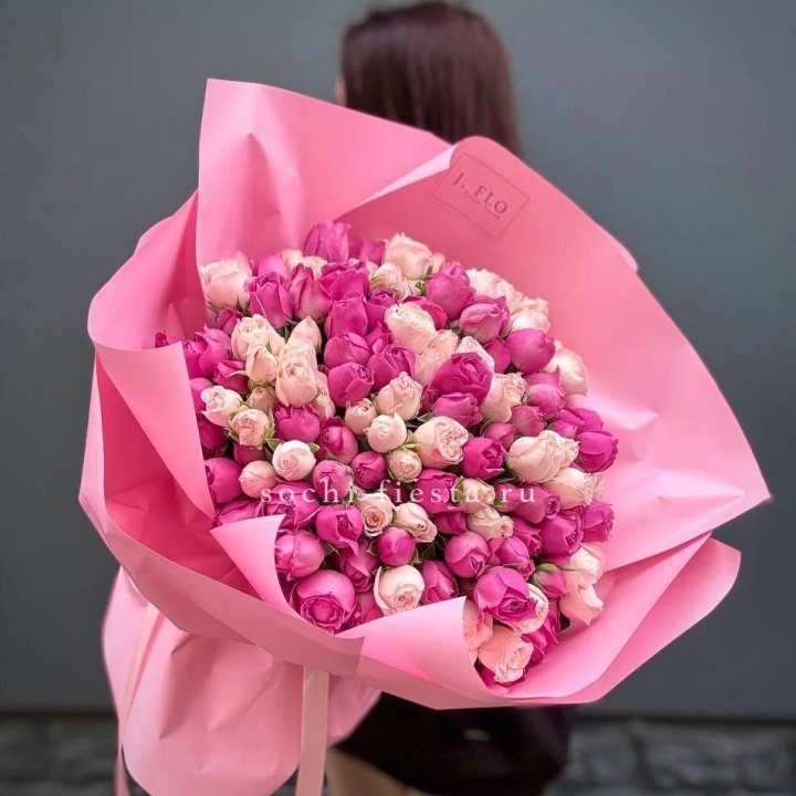 51 кустовая роза  в Томске