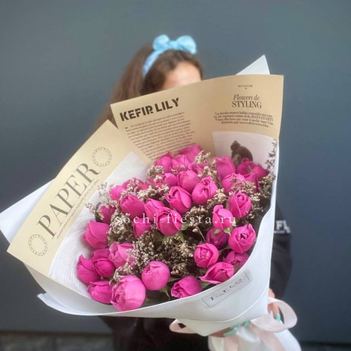 Пионовидные розы баблс №3 в Томске