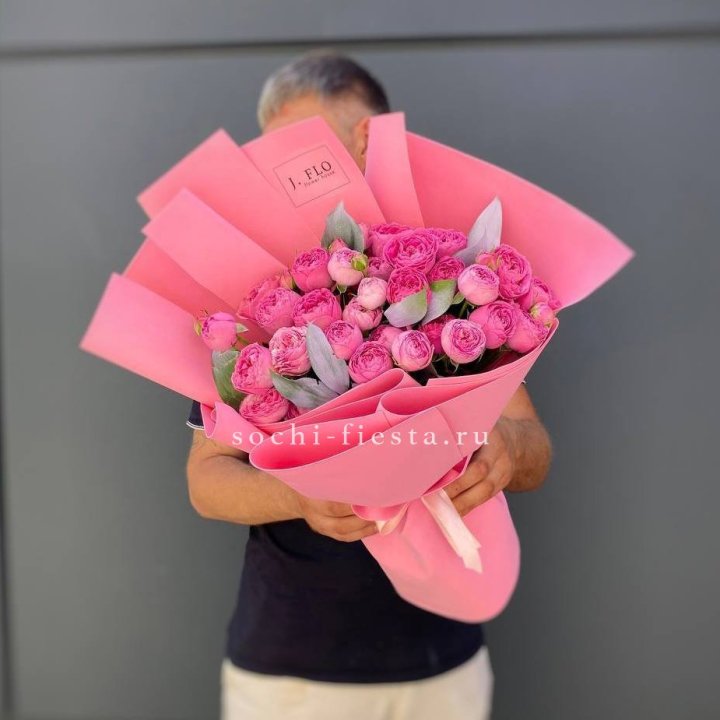 Пионовидные розы баблс №2 в Томске