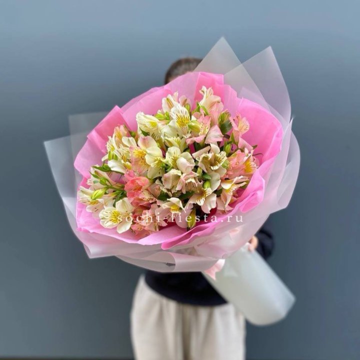 букет альстромерий "Черри" в Томске