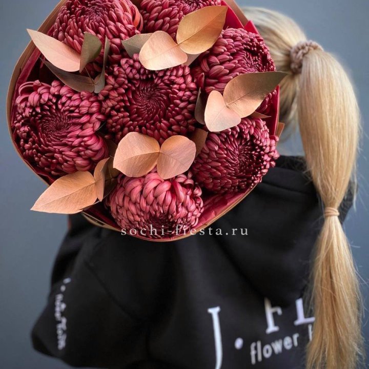 Хризантемы "Голд шоколад" в Томске