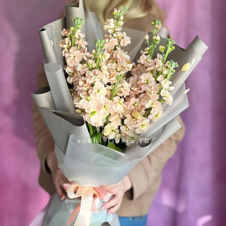 Букет ароматной маттиоллы №2 в Томске