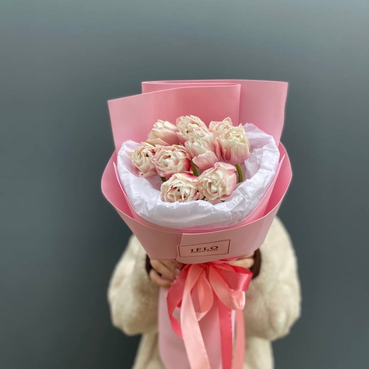 9 нежных тюльпанов в Томске