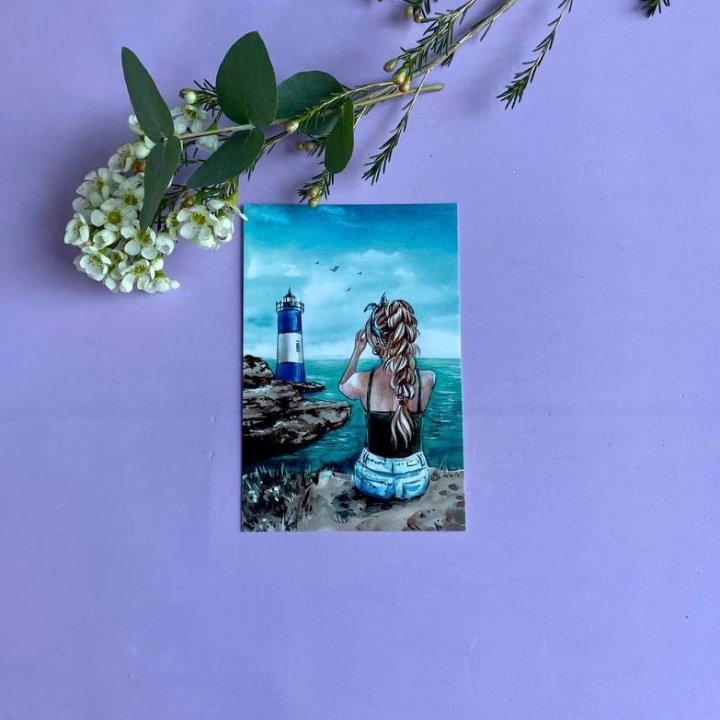 Открытка к букету "Океан" в Томске