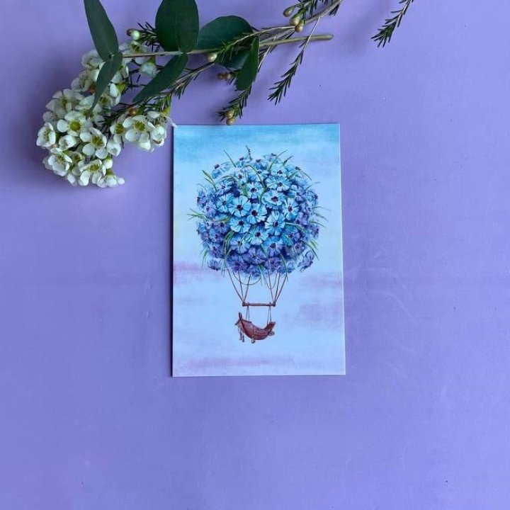 Открытка к букету "Флоростат" в Томске